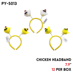 Chicken Headband,7.9"