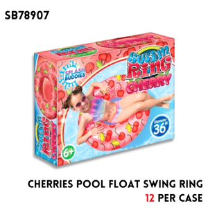 CHERRIES POOL FLOAT SWIM RING C/P 12