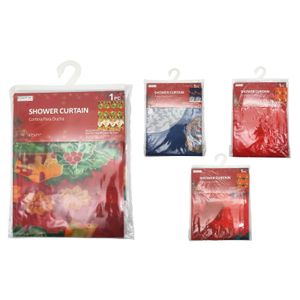 X-MAS SHOWER CURTAIN 67x71in