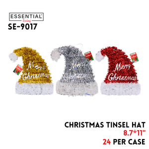 Christmas Tinsel Hat, 8.7"x11", PET+PP