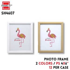 PS Photo Frame 4x6" 2 Colors Asstd