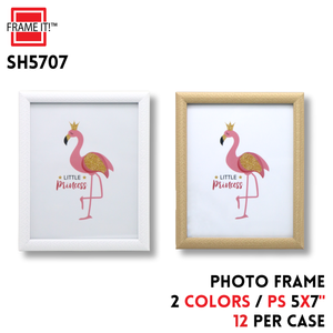PS Photo Frame 5x7" 2 Colors Asstd