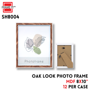 MDF Photo Frame 8x10" Oak Look