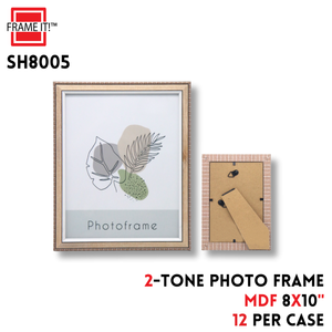 MDF Photo Frame 8x10" 2-Tone Color