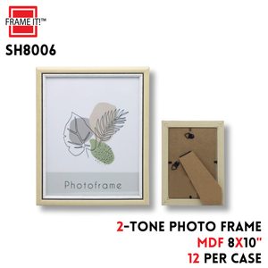MDF Photo Frame 8x10" 2-Tone Color