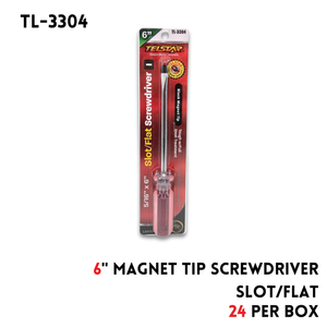 Slotted Magnet Tip (5/16"X6") Screwdriver