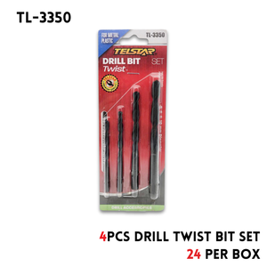 4pcs. Drill Twist Bit Set