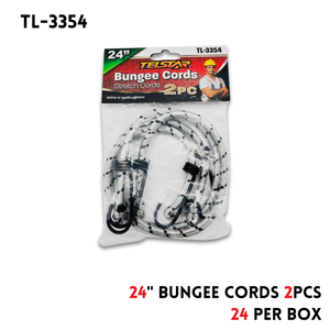 24" Bungee Cords 2pcs