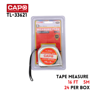 16ft - 5M Tape Measure, 5mx19mm,160g