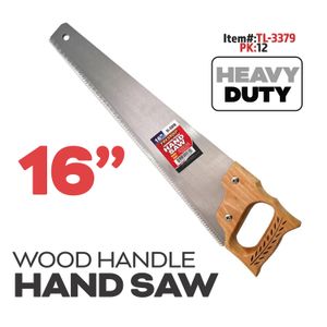 16" Hand Saw w. Wood Handle