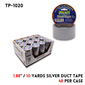 Silver Duct Tape 1.88"X10