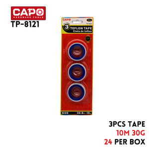 3pcs Ptfe Tape,10m, 30g