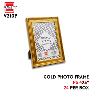 4'x6'  Photo Frame PS Gold