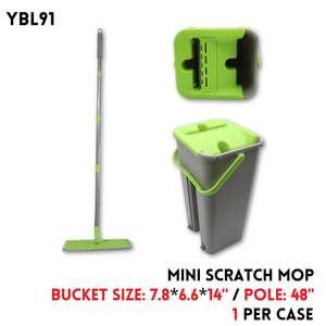 Mini Scratch Mop Grey/Green